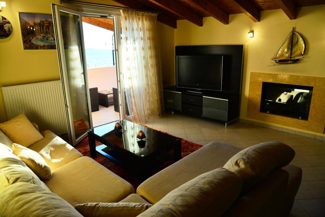 Sea View Luxury Apartment Plataria Buitenkant foto